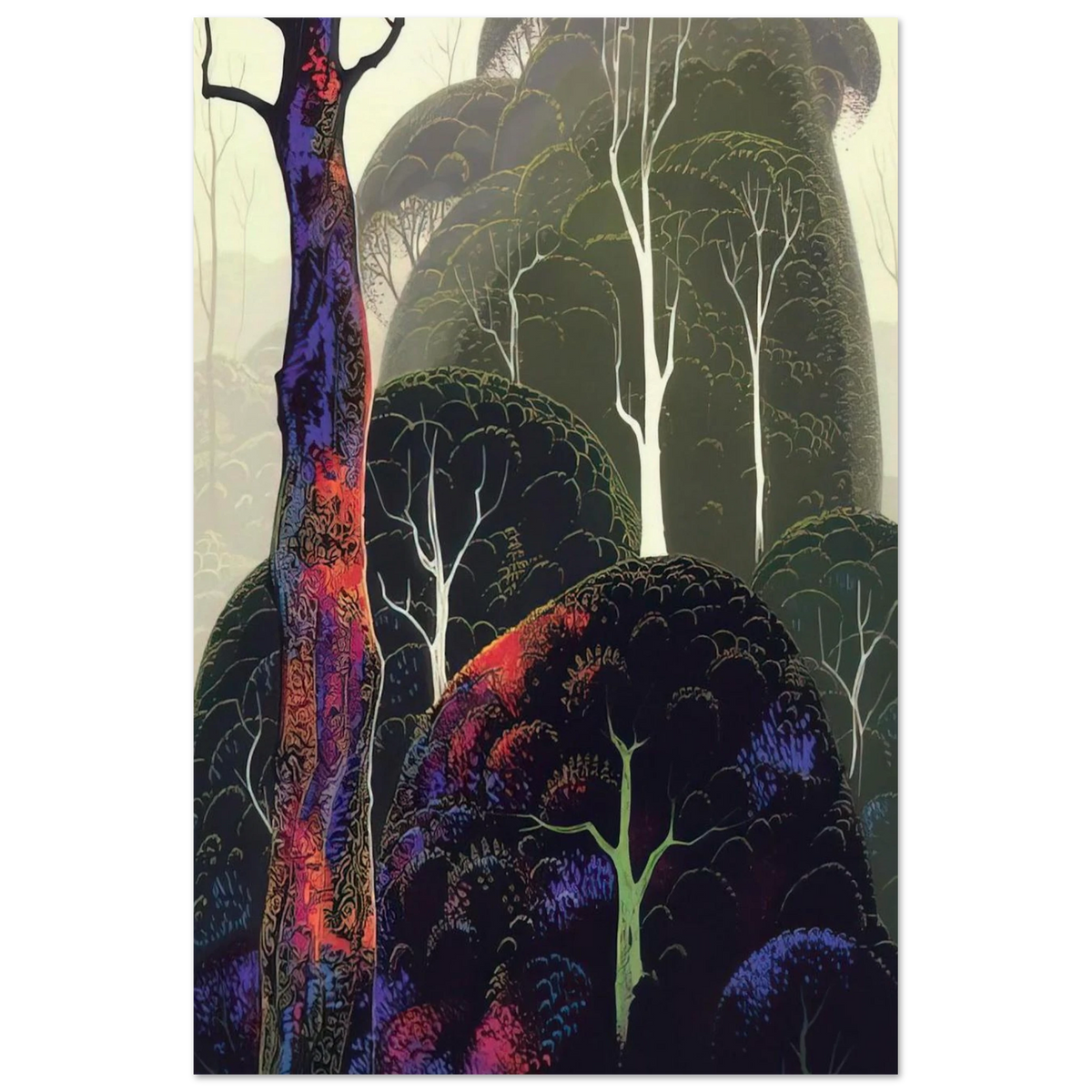 Early Autumn Poster | Eyvind Earle Poster | Eyvind Earle Prints