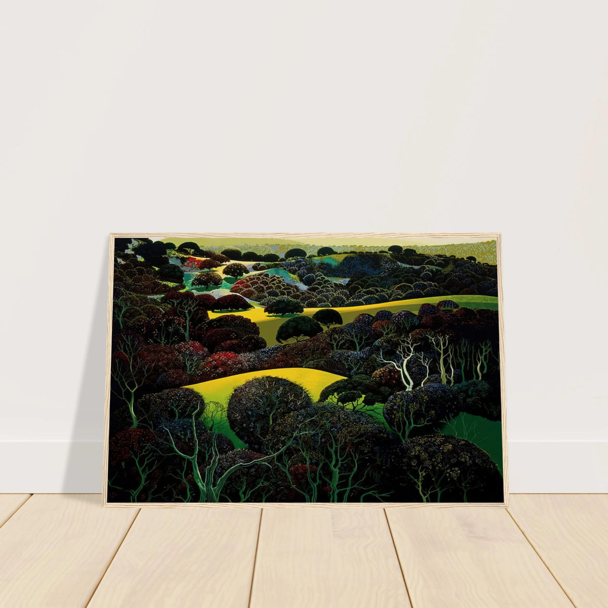 Santa Ynez Memories Framed Poster | Eyvind Earle Framed Prints Wall Art | Eyvind Earle Prints