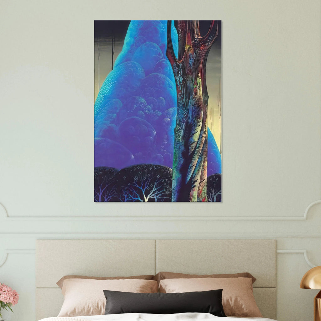 Blue Nocturne Canvas | Eyvind Earle Canvas | Eyvind Earle Prints