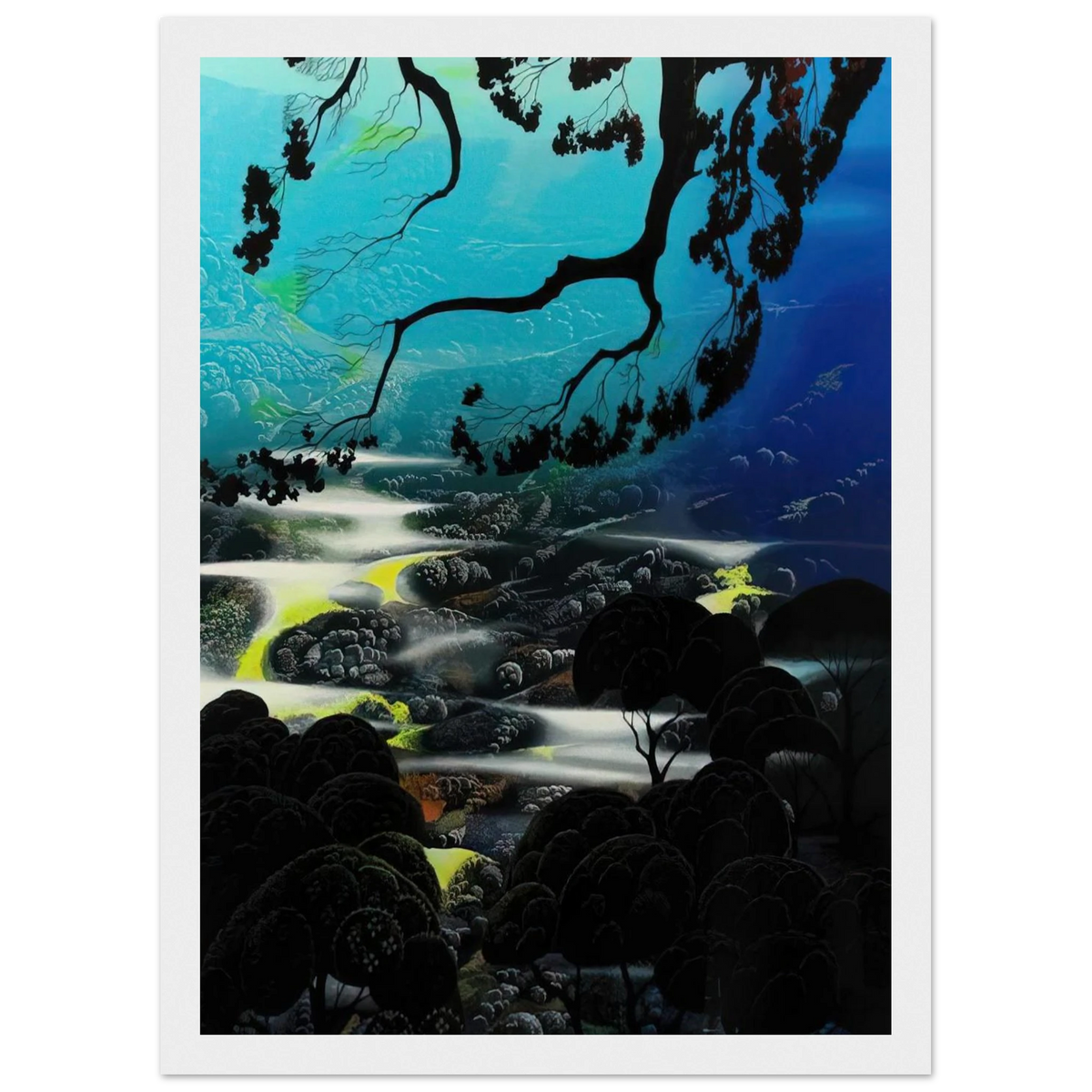 Days End Framed Poster | Eyvind Earle Framed Prints Wall Art | Eyvind Earle Prints
