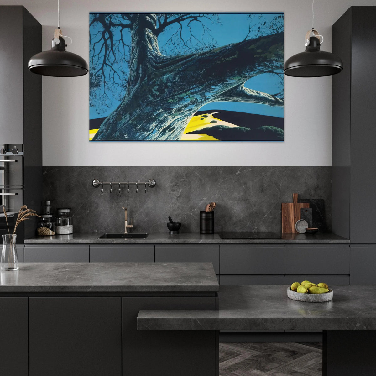 Distant Meadow Poster | Eyvind Earle Poster | Eyvind Earle Prints