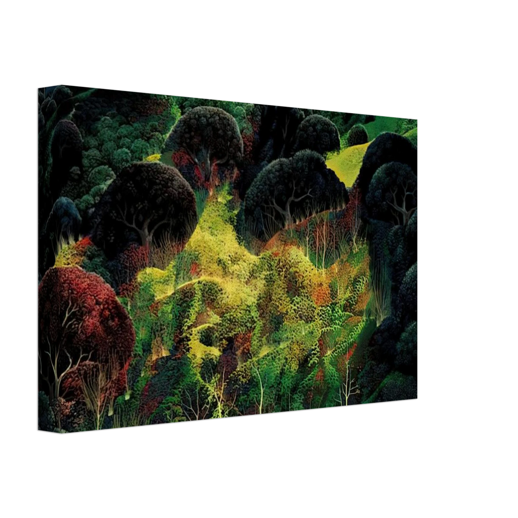 Autumn Fields Canvas | Eyvind Earle Canvas | Eyvind Earle Prints