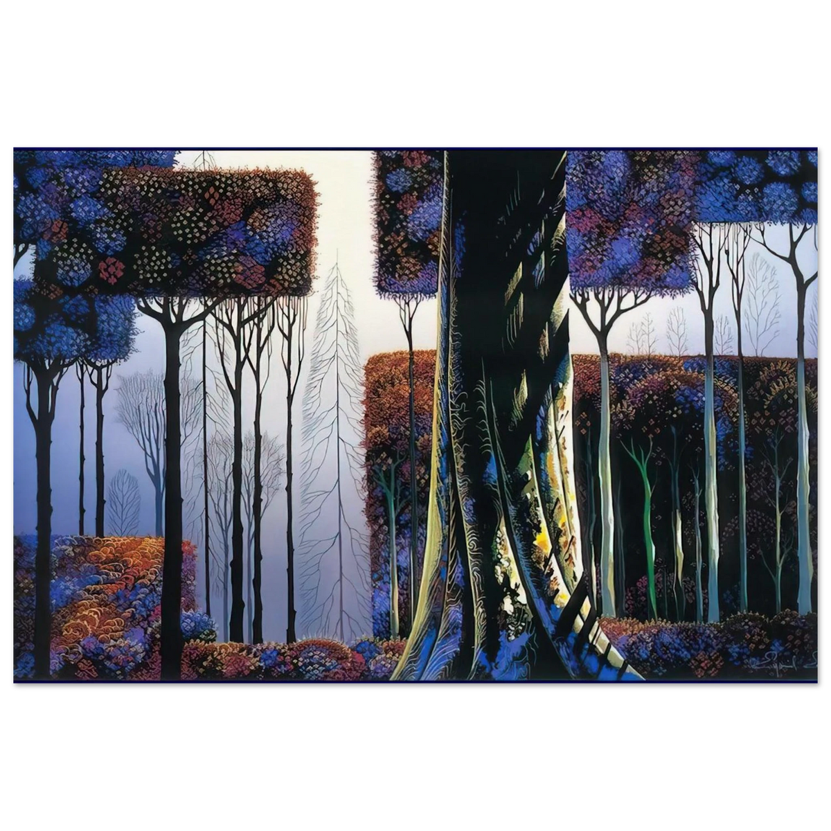 Ancient Forest Poster | Eyvind Earle Poster | Eyvind Earle Prints