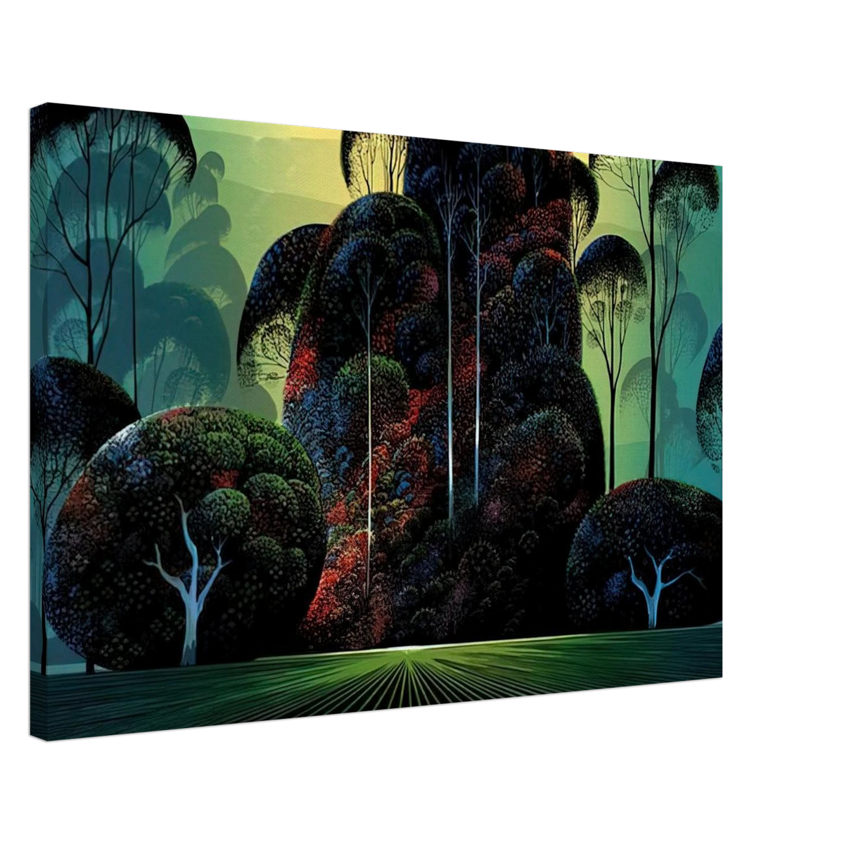 Mendacino Canvas | Eyvind Earle Canvas | Eyvind Earle Prints