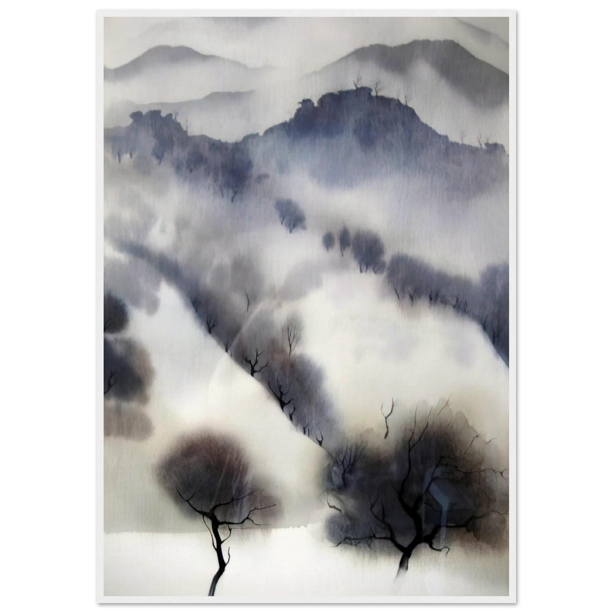 California landscape Framed Poster | Eyvind Earle Framed Prints Wall Art | Eyvind Earle Prints
