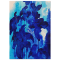 Blue Floral Poster | Eyvind Earle Poster | Eyvind Earle Prints