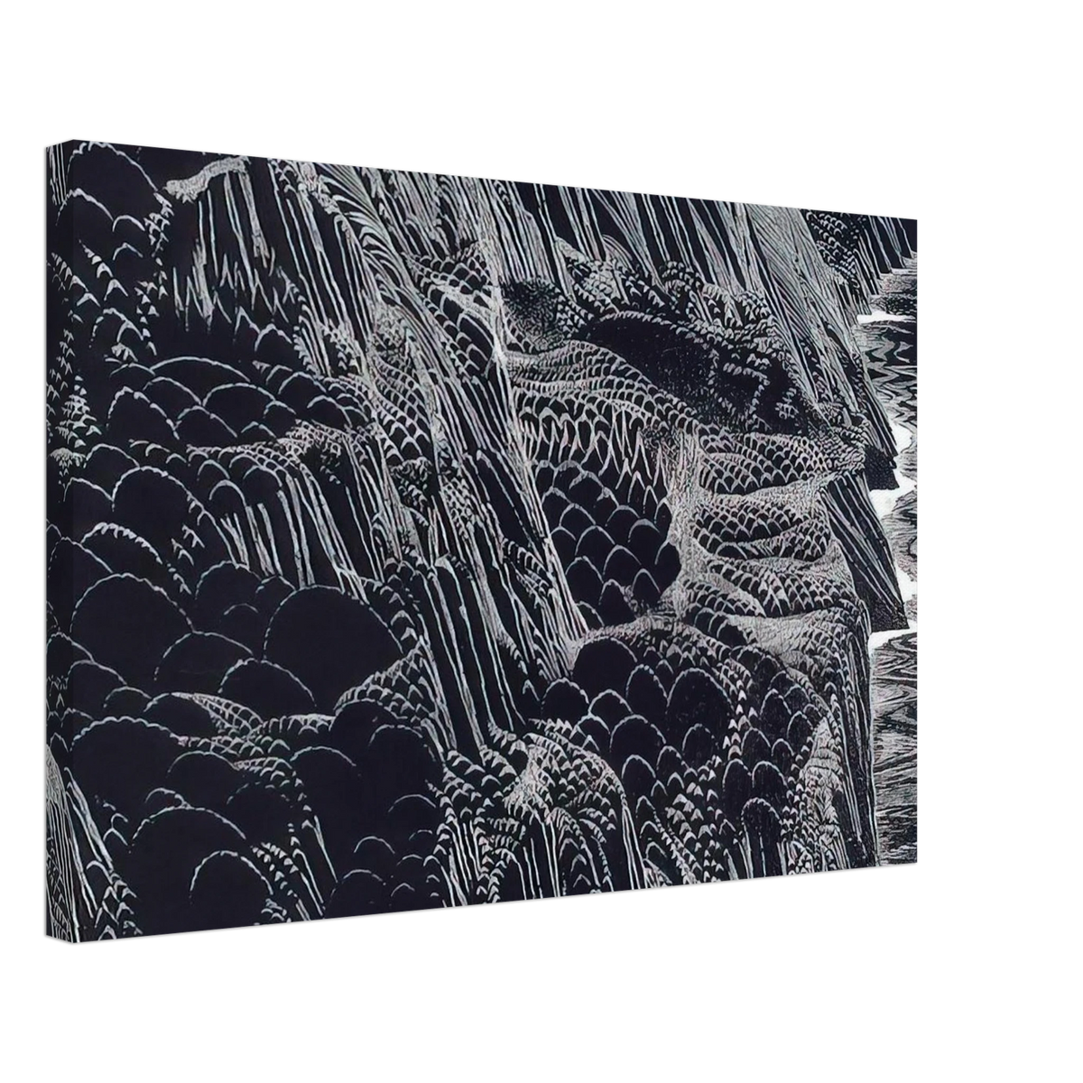 Ocean Cliffs Canvas | Eyvind Earle Canvas | Eyvind Earle Prints