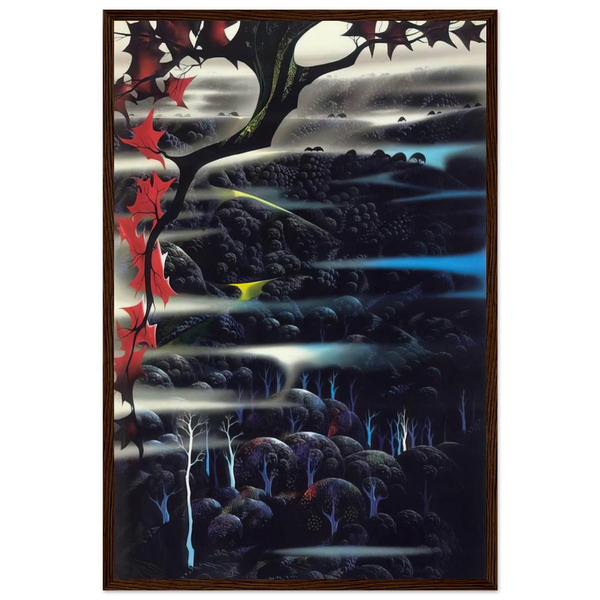 Into the Forest Framed Poster | Eyvind Earle Framed Prints Wall Art | Eyvind Earle Prints