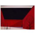 Western Barns Poster | Eyvind Earle Poster | Eyvind Earle Prints