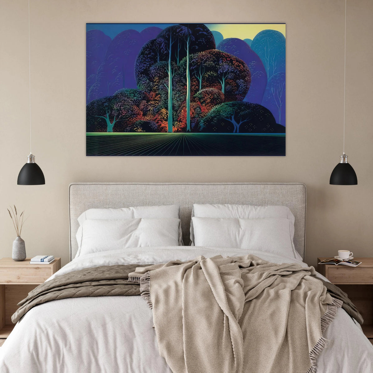Softening Shades of Twilight Poster | Eyvind Earle Poster | Eyvind Earle Prints