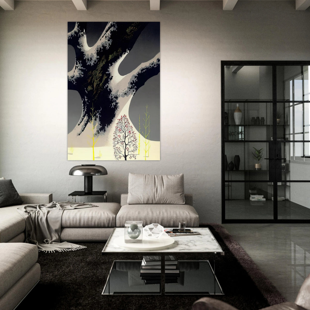 Winter Oak Poster | Eyvind Earle Poster | Eyvind Earle Prints