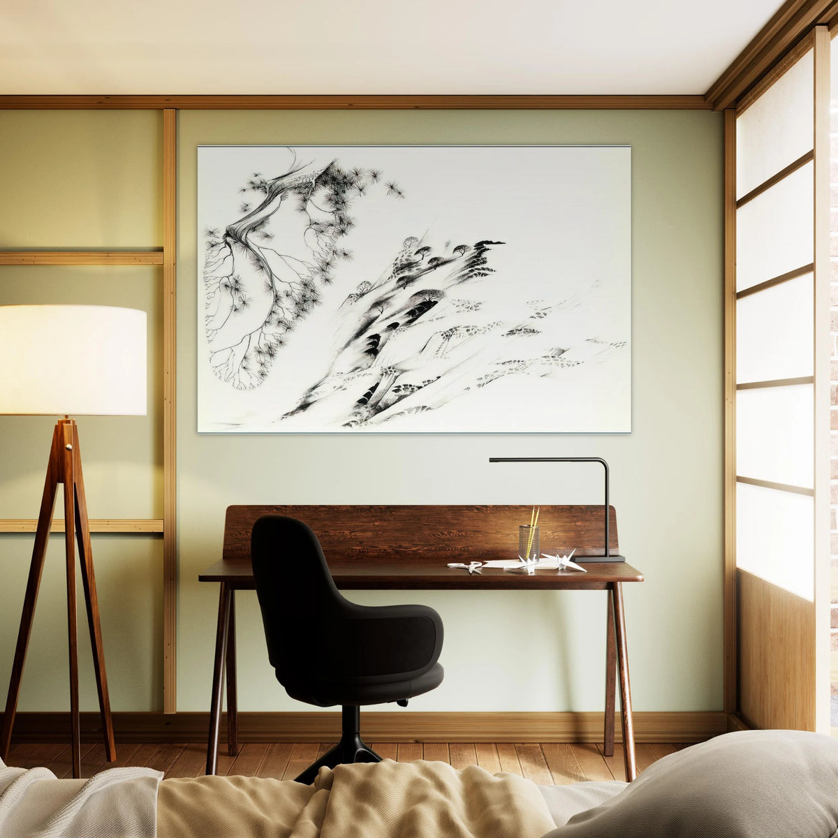 Hillside Poster | Eyvind Earle Poster | Eyvind Earle Prints