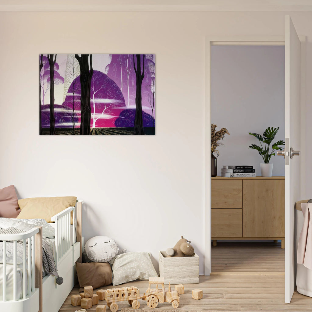 Purple Dawn Canvas | Eyvind Earle Canvas | Eyvind Earle Prints