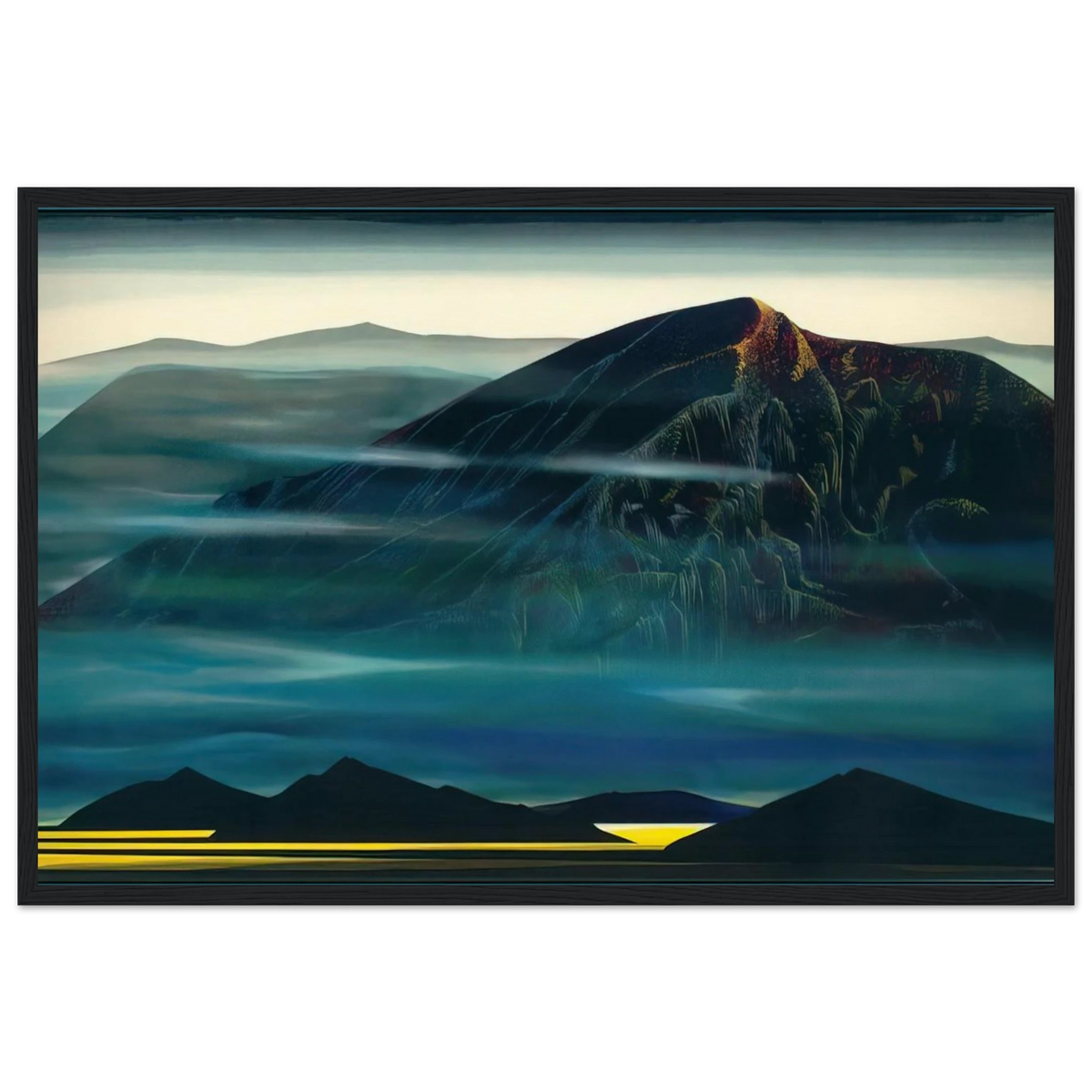 Santa Fe Trail new Serigrap Framed Poster | Eyvind Earle Framed Prints Wall Art | Eyvind Earle Prints