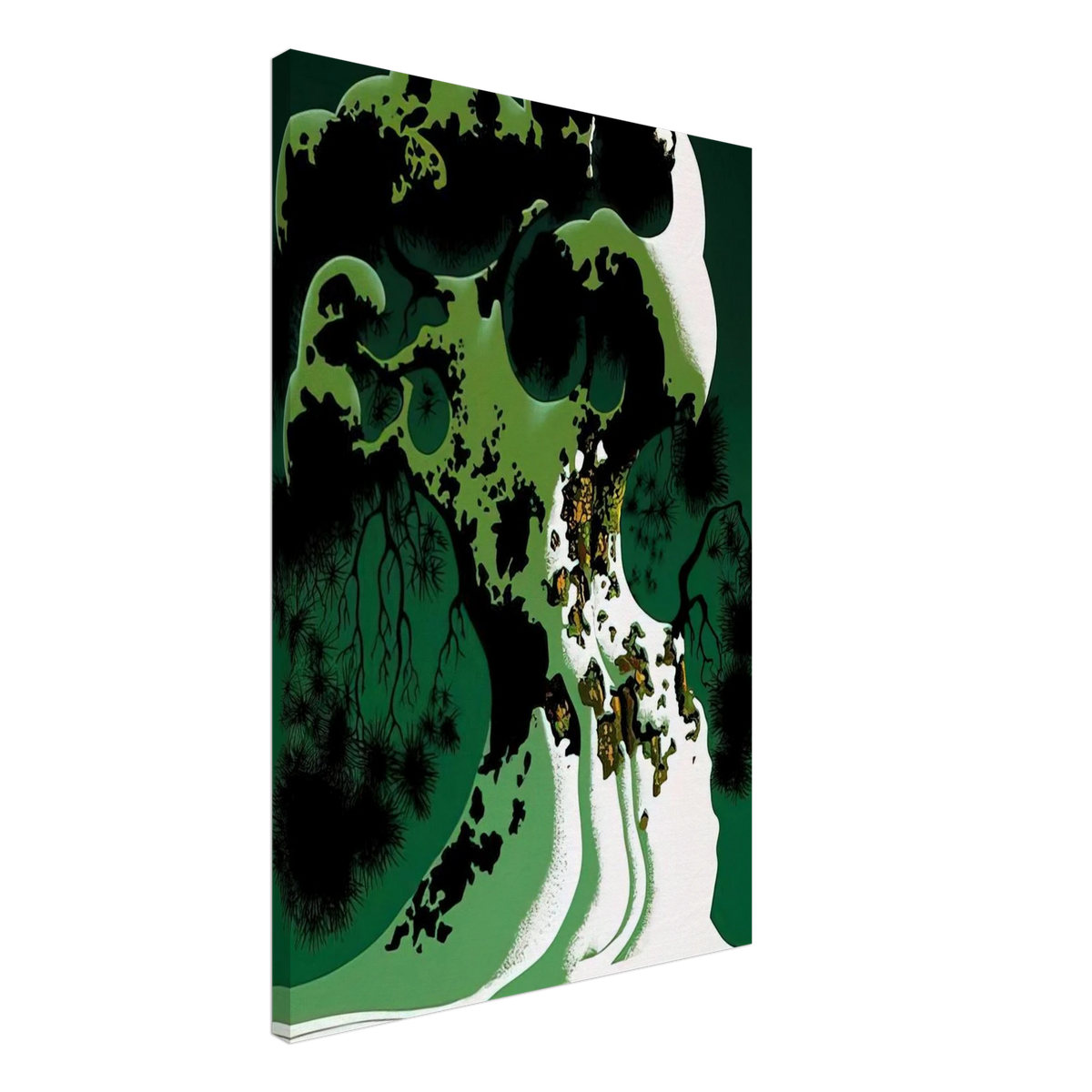Snow Covered Bonsai Canvas | Eyvind Earle Canvas | Eyvind Earle Prints