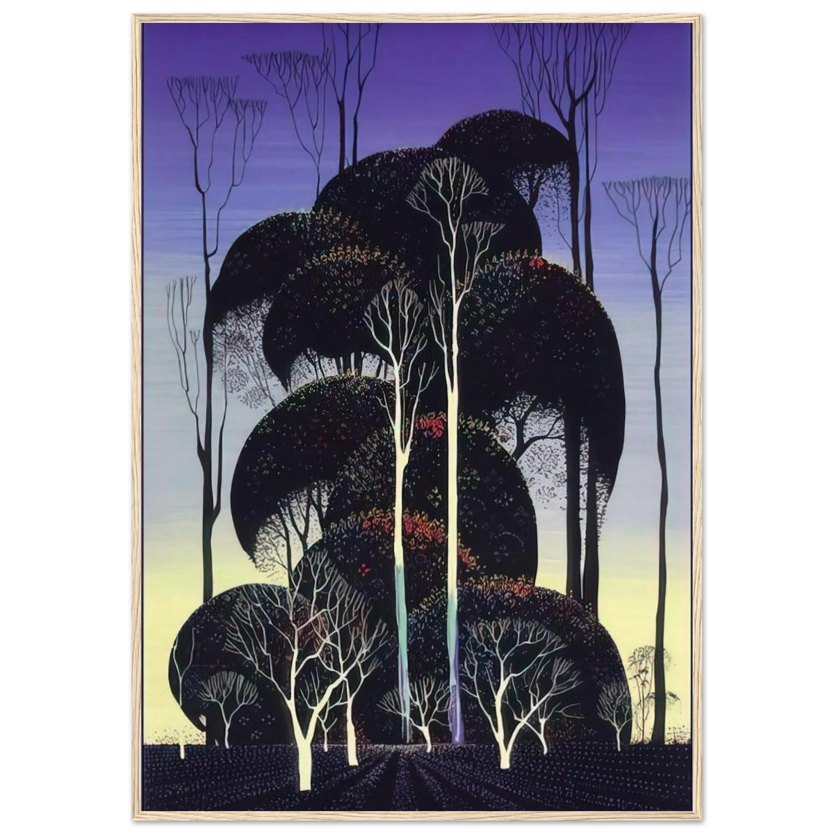 Forest Arabesque Framed Poster | Eyvind Earle Framed Prints Wall Art | Eyvind Earle Prints