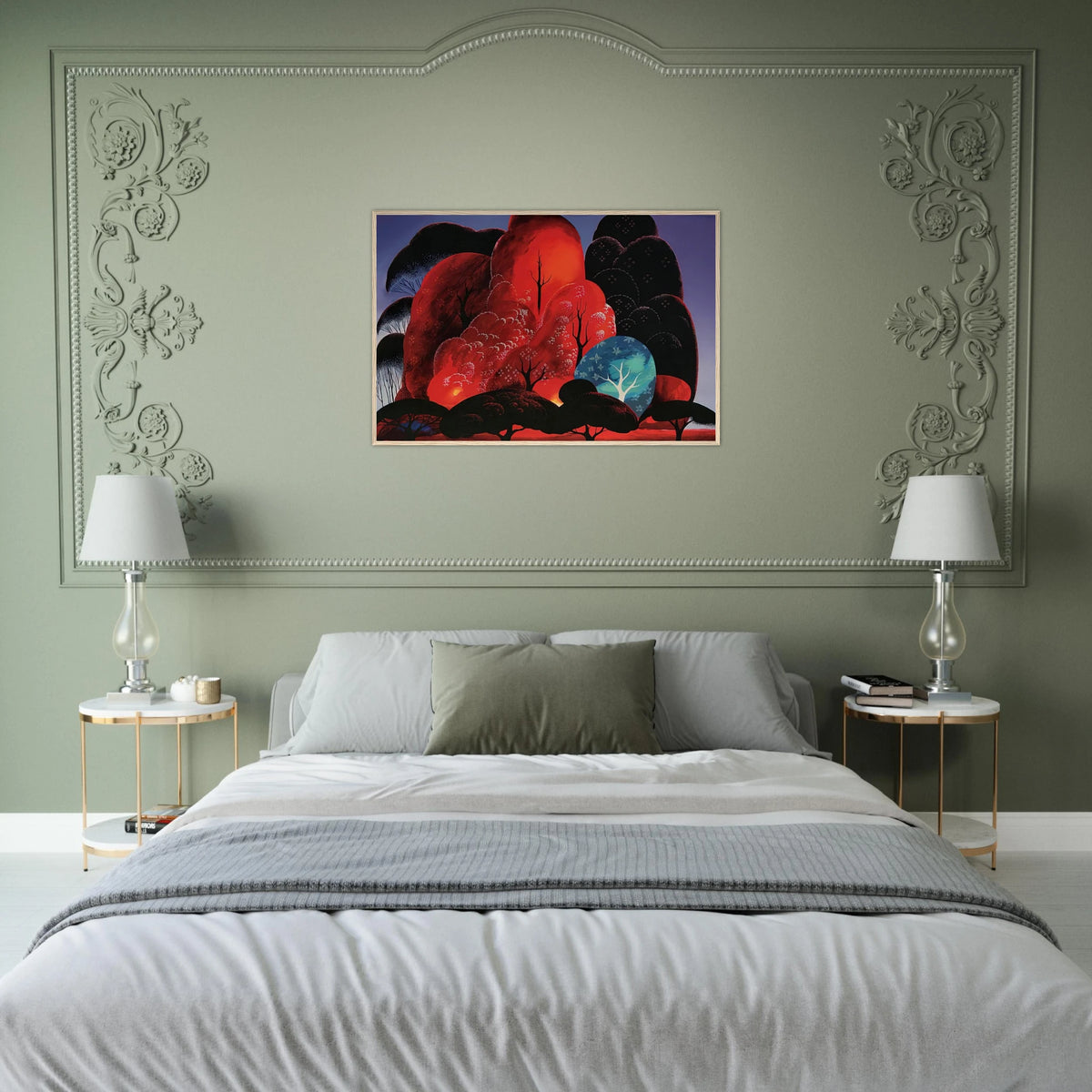 Blazing Glory Framed Poster | Eyvind Earle Framed Prints Wall Art | Eyvind Earle Prints