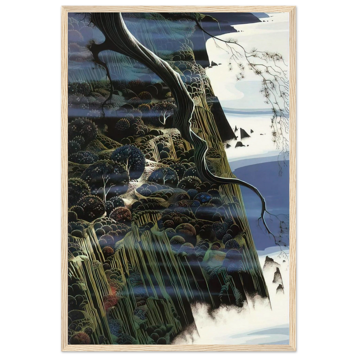 From Out of the Sea Framed Poster | Eyvind Earle Framed Prints Wall Art | Eyvind Earle Prints