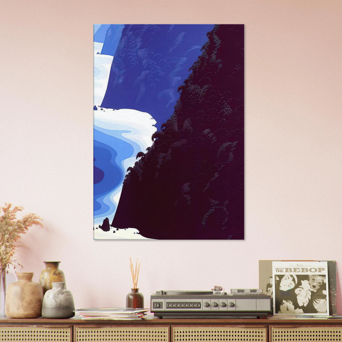 Blue Big Sur Canvas | Eyvind Earle Canvas | Eyvind Earle Prints