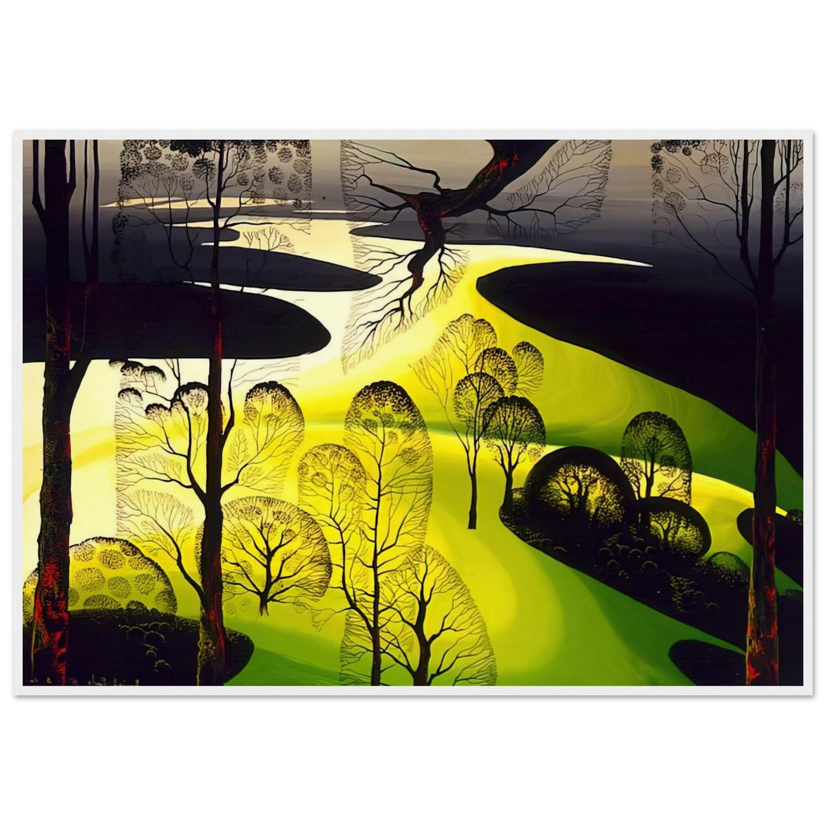 Early Spring Framed Poster | Eyvind Earle Framed Prints Wall Art | Eyvind Earle Prints