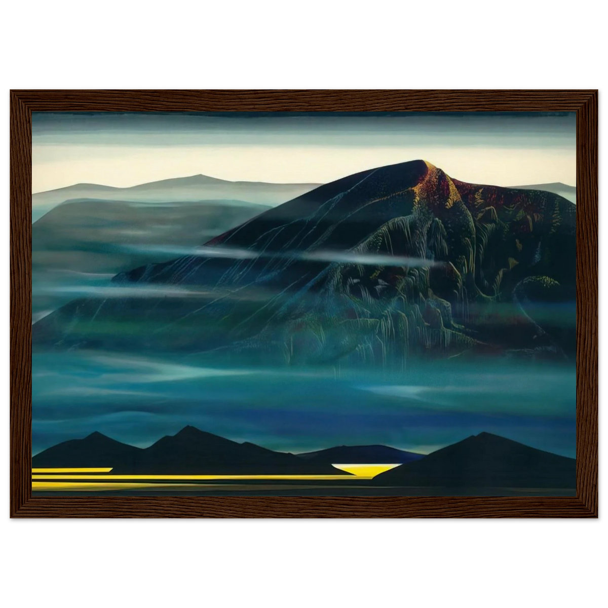 Santa Fe Trail new Serigrap Framed Poster | Eyvind Earle Framed Prints Wall Art | Eyvind Earle Prints