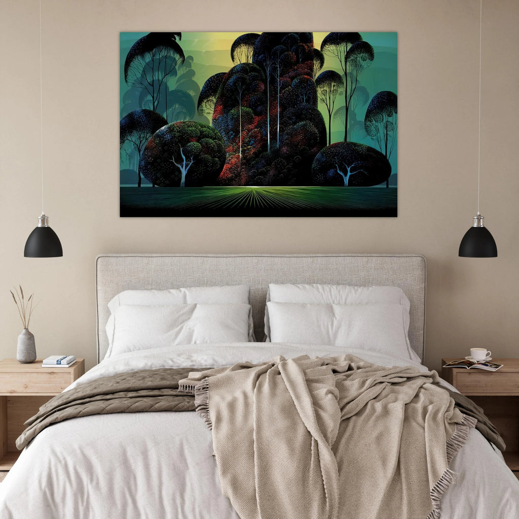 Mendacino Poster | Eyvind Earle Poster | Eyvind Earle Prints
