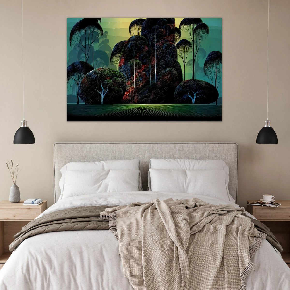 Mendacino Poster | Eyvind Earle Poster | Eyvind Earle Prints