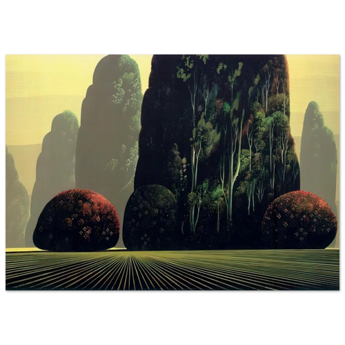 Autumn Eucalyptus Poster | Eyvind Earle Poster | Eyvind Earle Prints