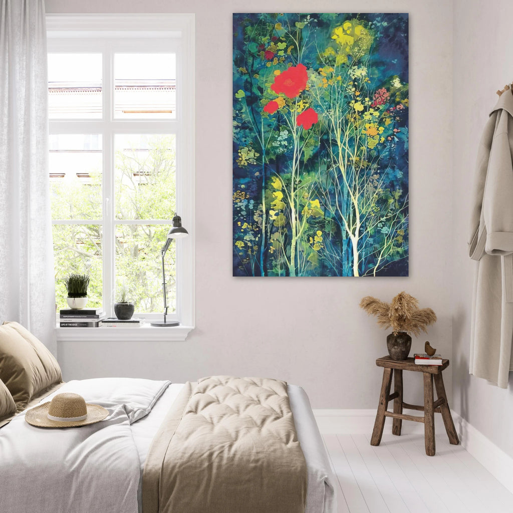Poppies and Flowers Poster | Eyvind Earle Poster | Eyvind Earle Prints