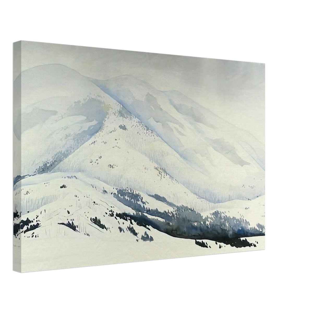 Snowy Mountain Canvas | Eyvind Earle Canvas | Eyvind Earle Prints