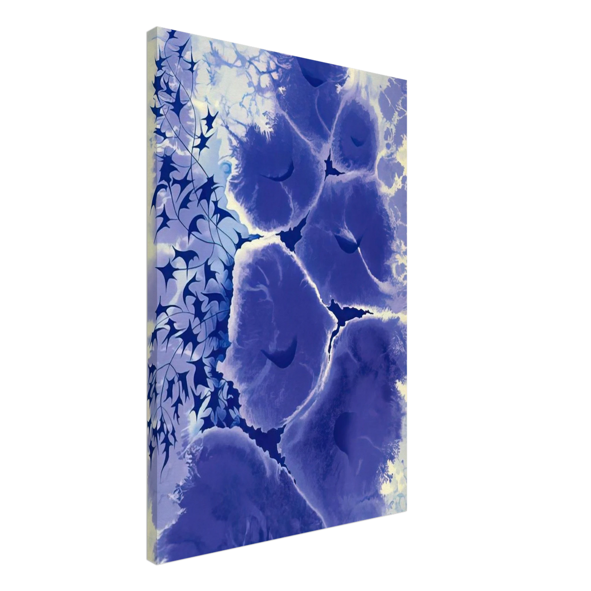 Mauve Floral Canvas | Eyvind Earle Canvas | Eyvind Earle Prints