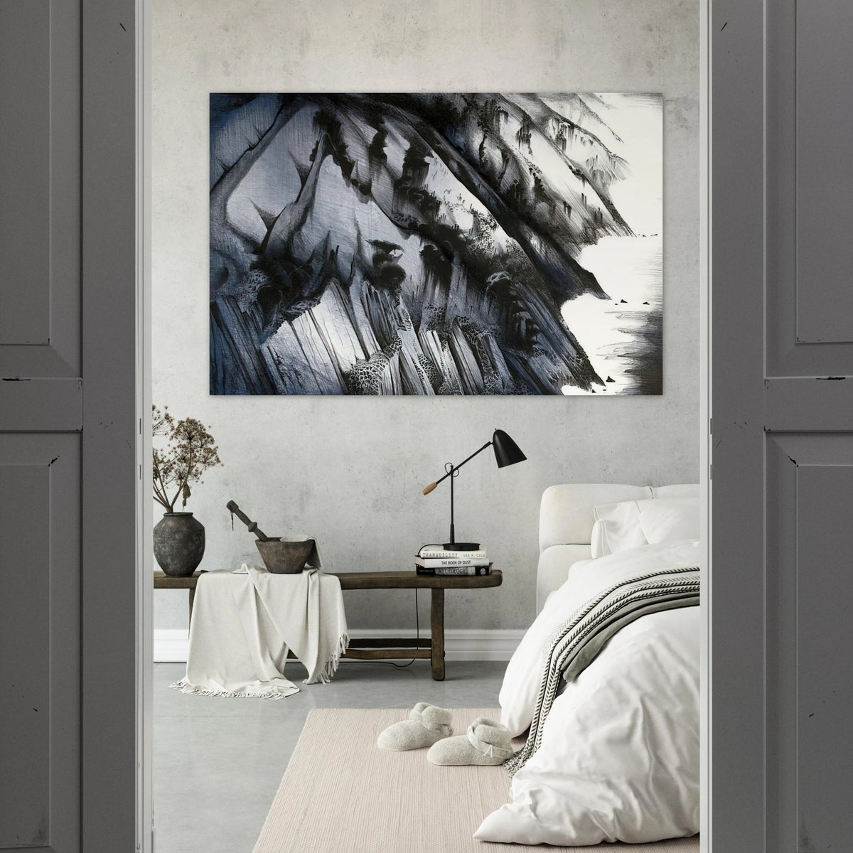 Cliffs of Darkness Poster | Eyvind Earle Poster | Eyvind Earle Prints