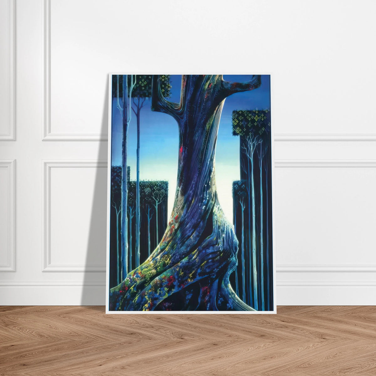 Medieval Forest Framed Poster | Eyvind Earle Framed Prints Wall Art | Eyvind Earle Prints