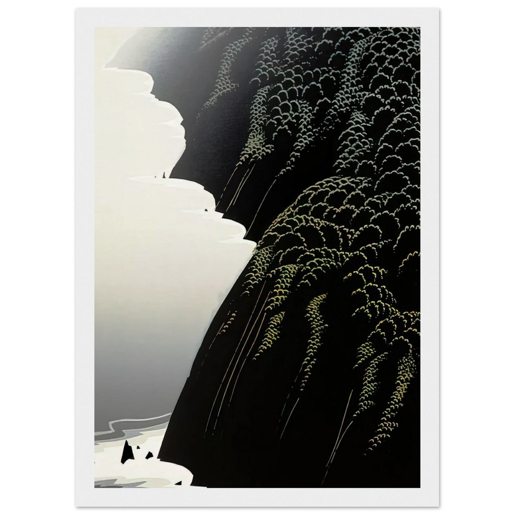 California Coast Framed Poster | Eyvind Earle Framed Prints Wall Art | Eyvind Earle Prints