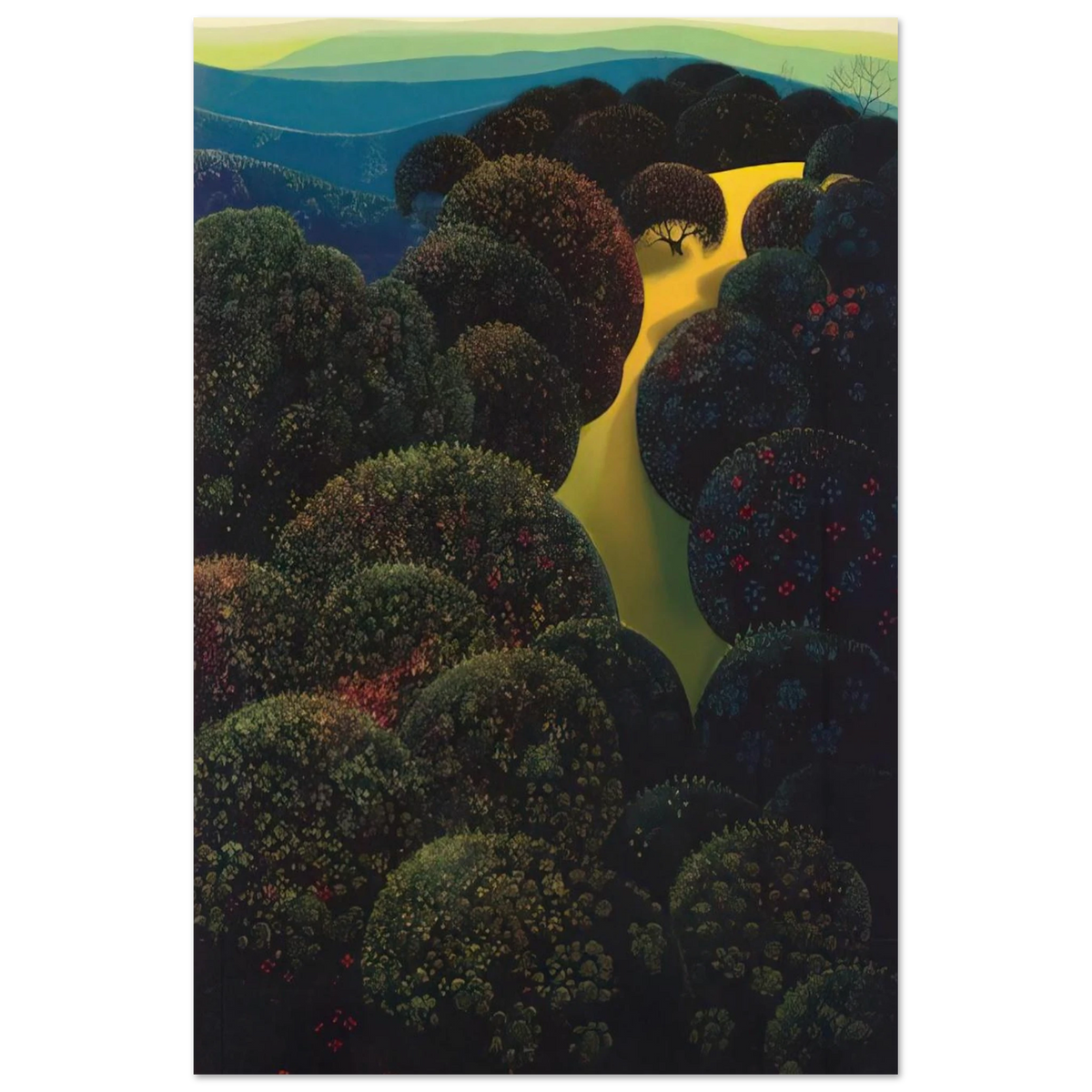 Hidden Pasture Poster | Eyvind Earle Poster | Eyvind Earle Prints
