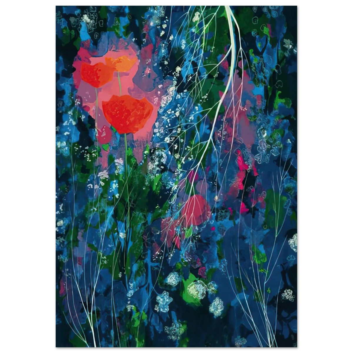 Poppies Poster | Eyvind Earle Poster | Eyvind Earle Prints