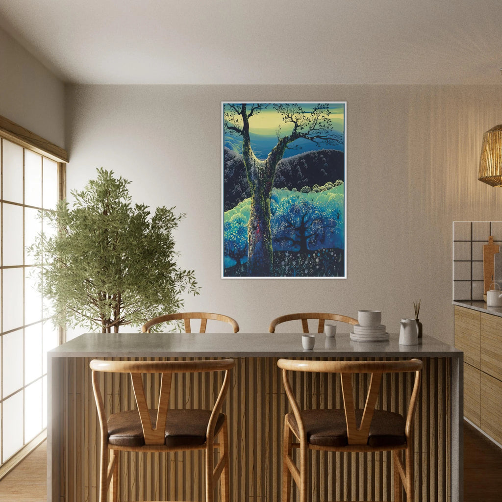 Orchard in Bloom Framed Poster | Eyvind Earle Framed Prints Wall Art | Eyvind Earle Prints