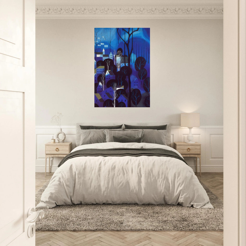 Midnight Blue Canvas | Eyvind Earle Canvas | Eyvind Earle Prints