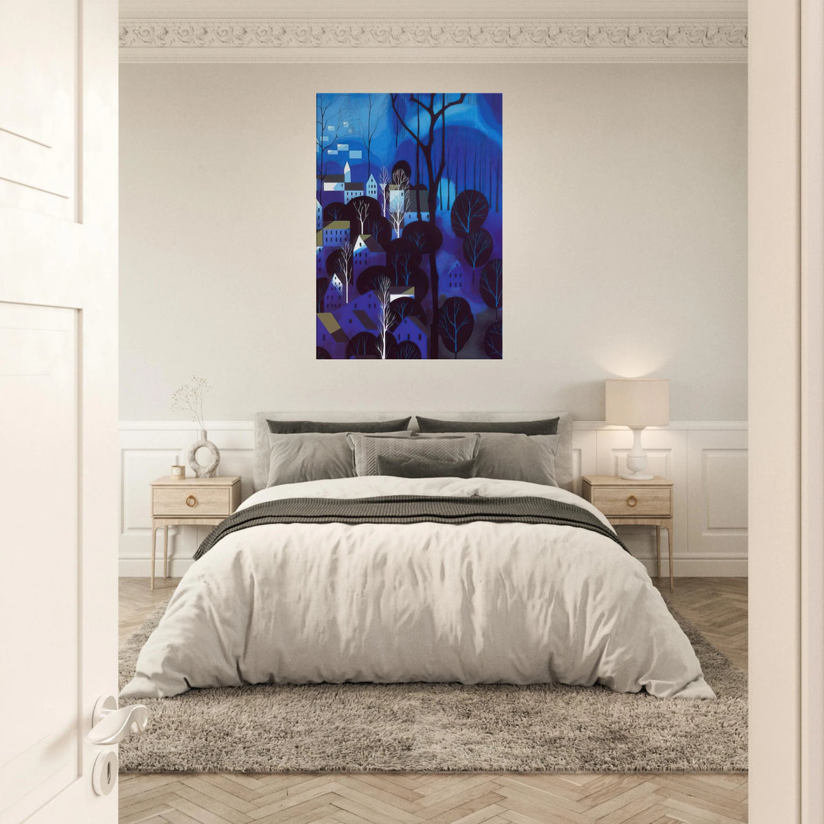 Midnight Blue Canvas | Eyvind Earle Canvas | Eyvind Earle Prints