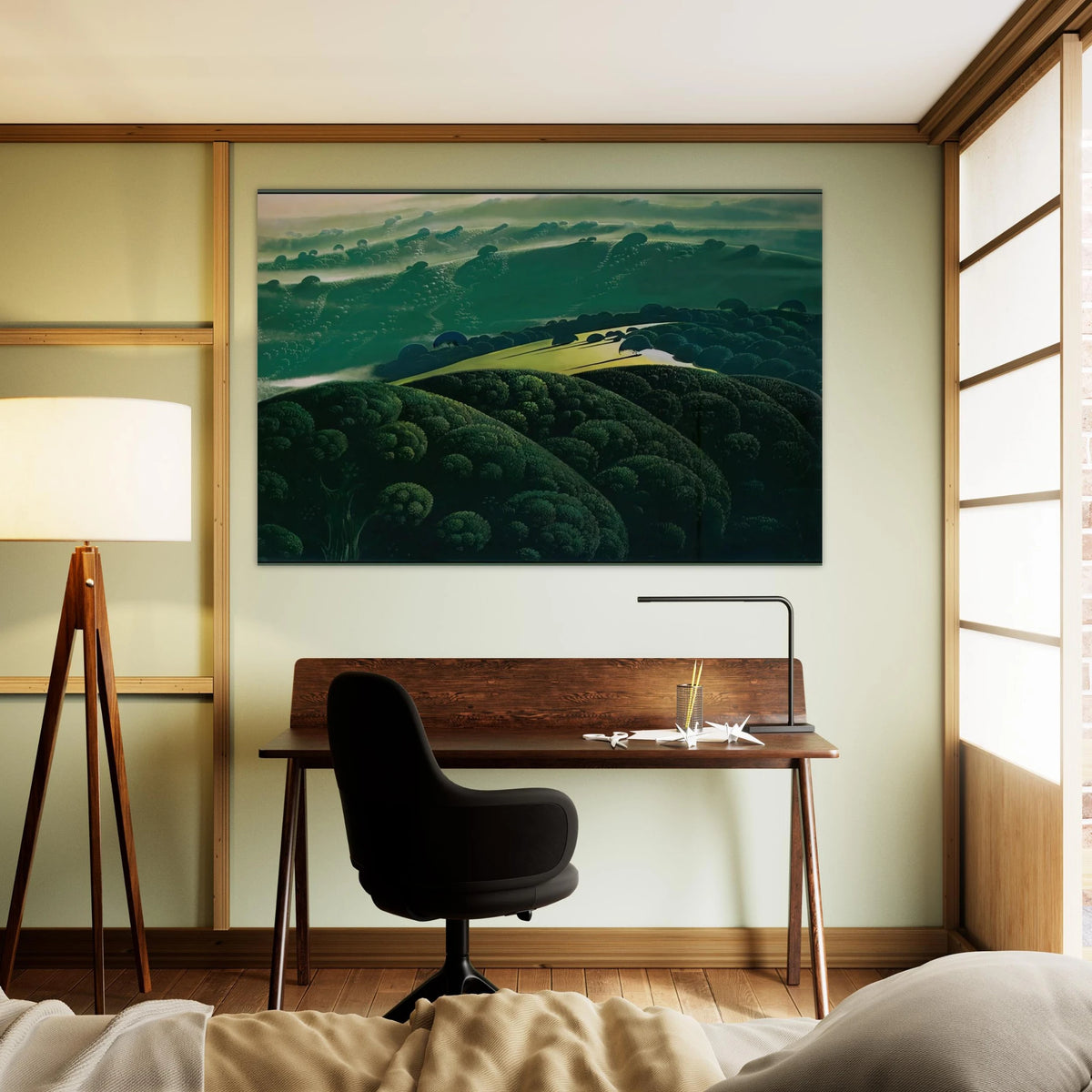 Morning Fog Poster | Eyvind Earle Poster | Eyvind Earle Prints