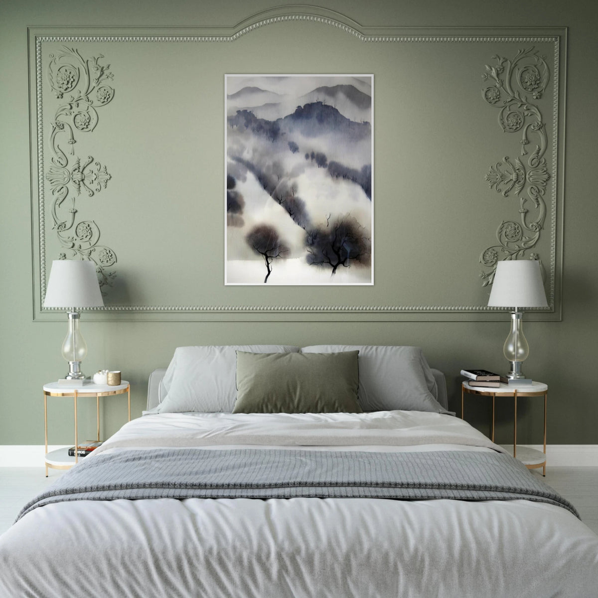 California landscape Framed Poster | Eyvind Earle Framed Prints Wall Art | Eyvind Earle Prints