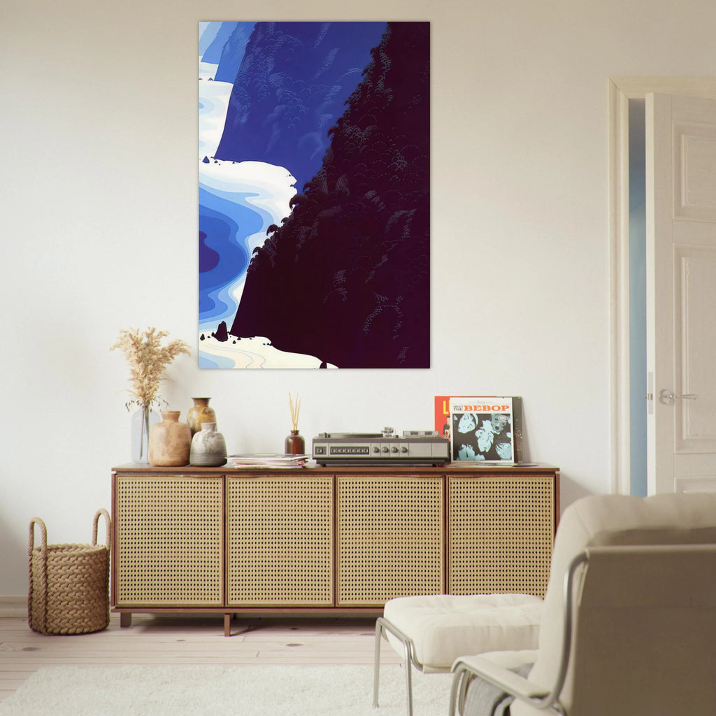 Blue Big Sur Poster | Eyvind Earle Poster | Eyvind Earle Prints