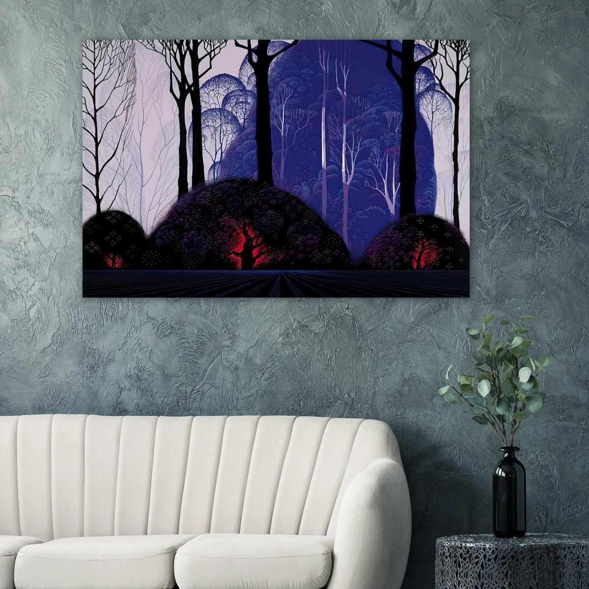 Purple Eucalyptus Poster | Eyvind Earle Poster | Eyvind Earle Prints