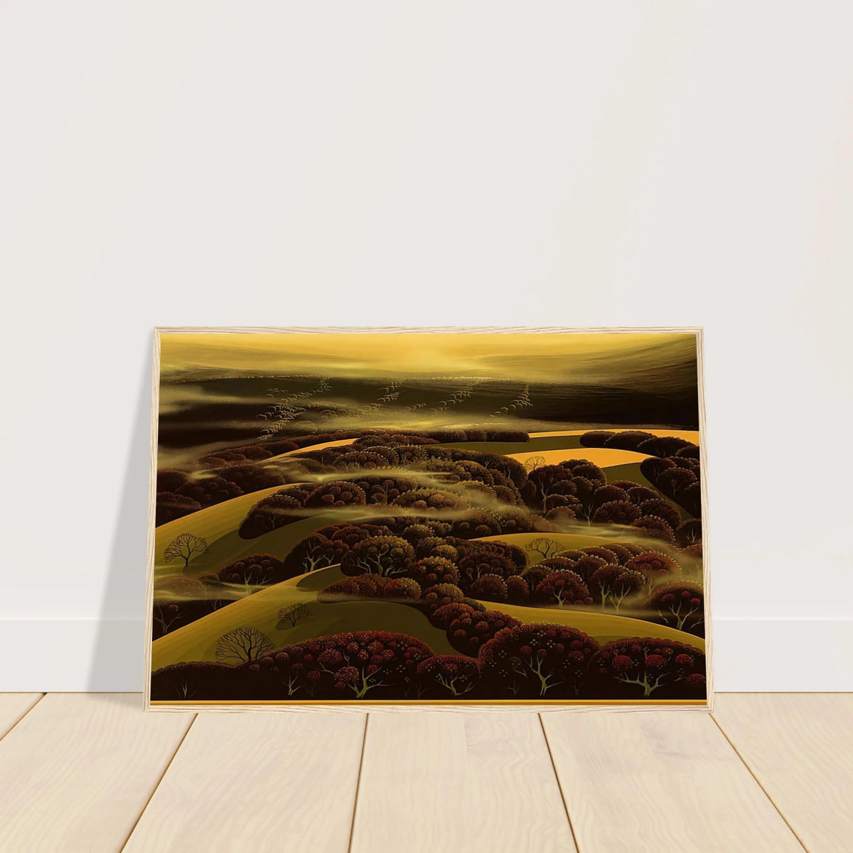When the Fog Rolls In Framed Poster | Eyvind Earle Framed Prints Wall Art | Eyvind Earle Prints