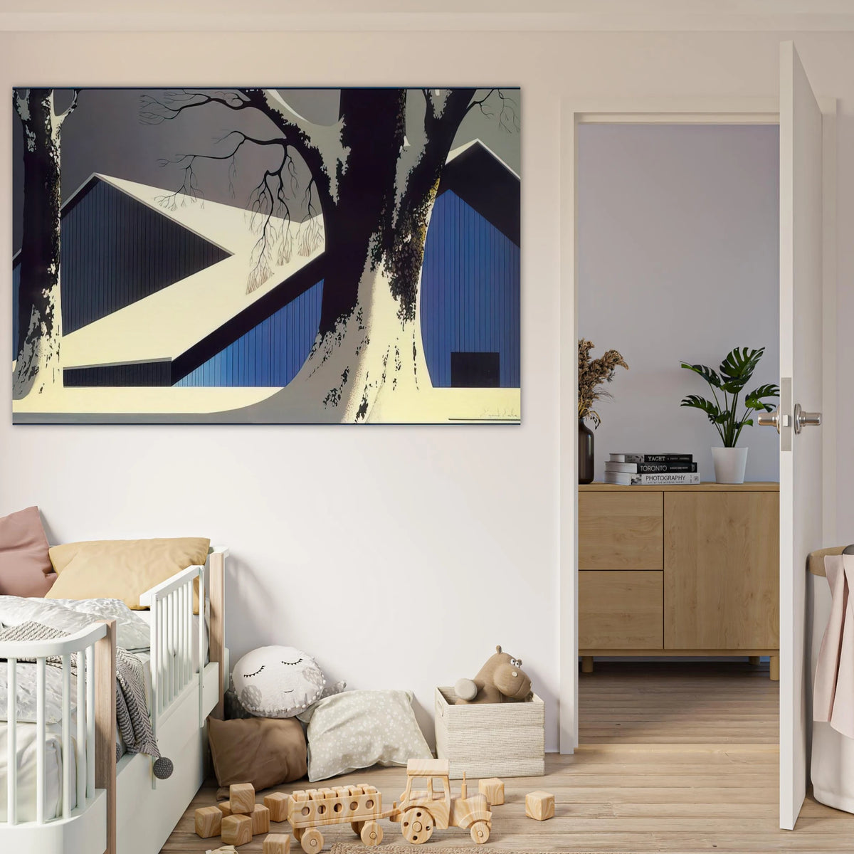 Winter Quiet Poster | Eyvind Earle Poster | Eyvind Earle Prints