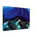 Three Fields and a Mountain Canvas | Eyvind Earle Canvas | Eyvind Earle Prints