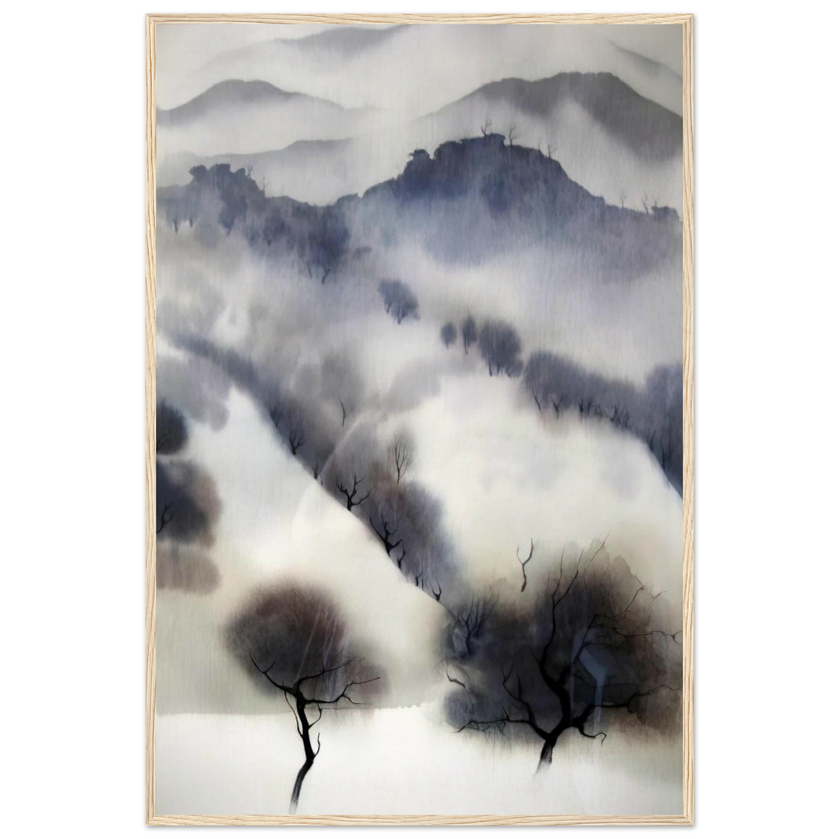 California landscape Framed Poster | Eyvind Earle Framed Prints Wall Art | Eyvind Earle Prints
