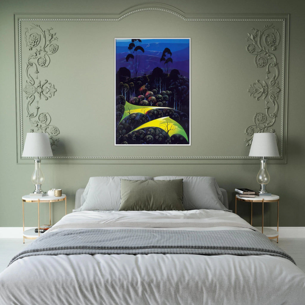 Inland from the Sea Framed Poster | Eyvind Earle Framed Prints Wall Art | Eyvind Earle Prints