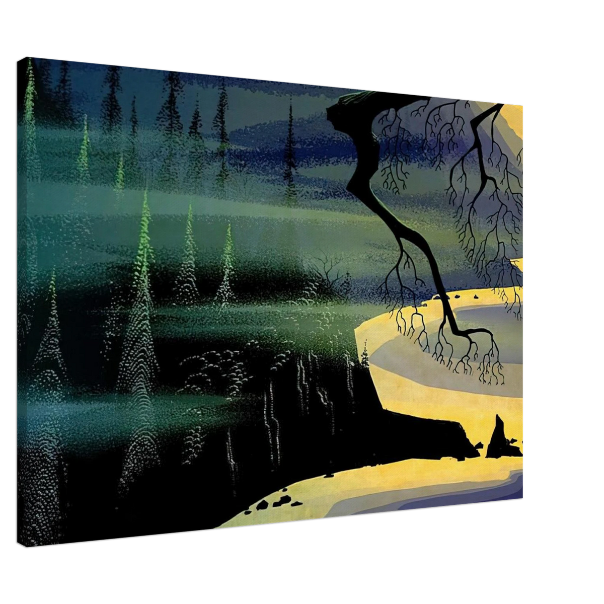 Blue Mist Canvas | Eyvind Earle Canvas | Eyvind Earle Prints