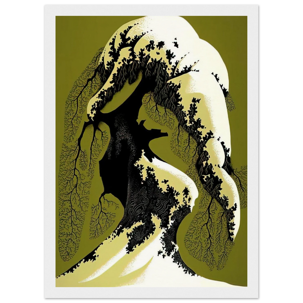 Snow Laden Framed Poster | Eyvind Earle Framed Prints Wall Art | Eyvind Earle Prints
